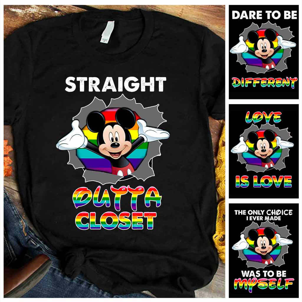 Straight Outta Closet - Personalized LGBT Support Kid Shirts