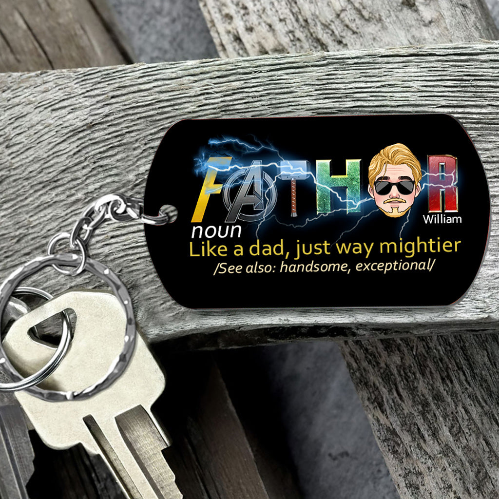 Fathor - Personalized Marvelous Universe Stainless Steel Keychain