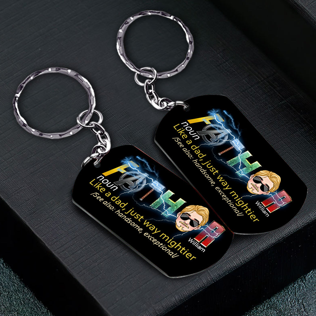 Fathor - Personalized Marvelous Universe Stainless Steel Keychain