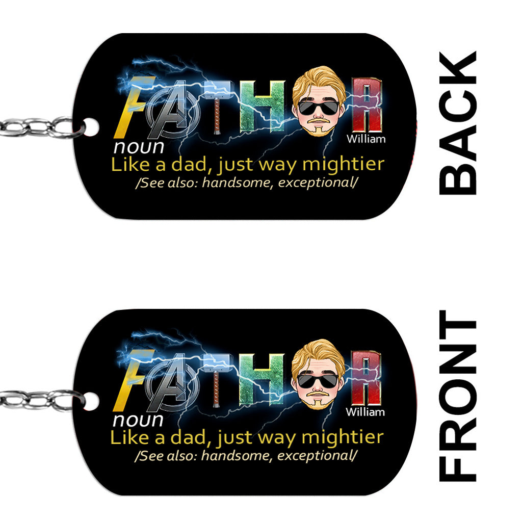 Fathor - Personalized Marvelous Universe Stainless Steel Keychain