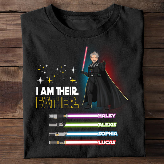 I'm Their Father - Personalized Father T-shirt and Hoodie
