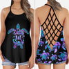 Salty LiL&#39; Beach - Turtle Cross Tank Top