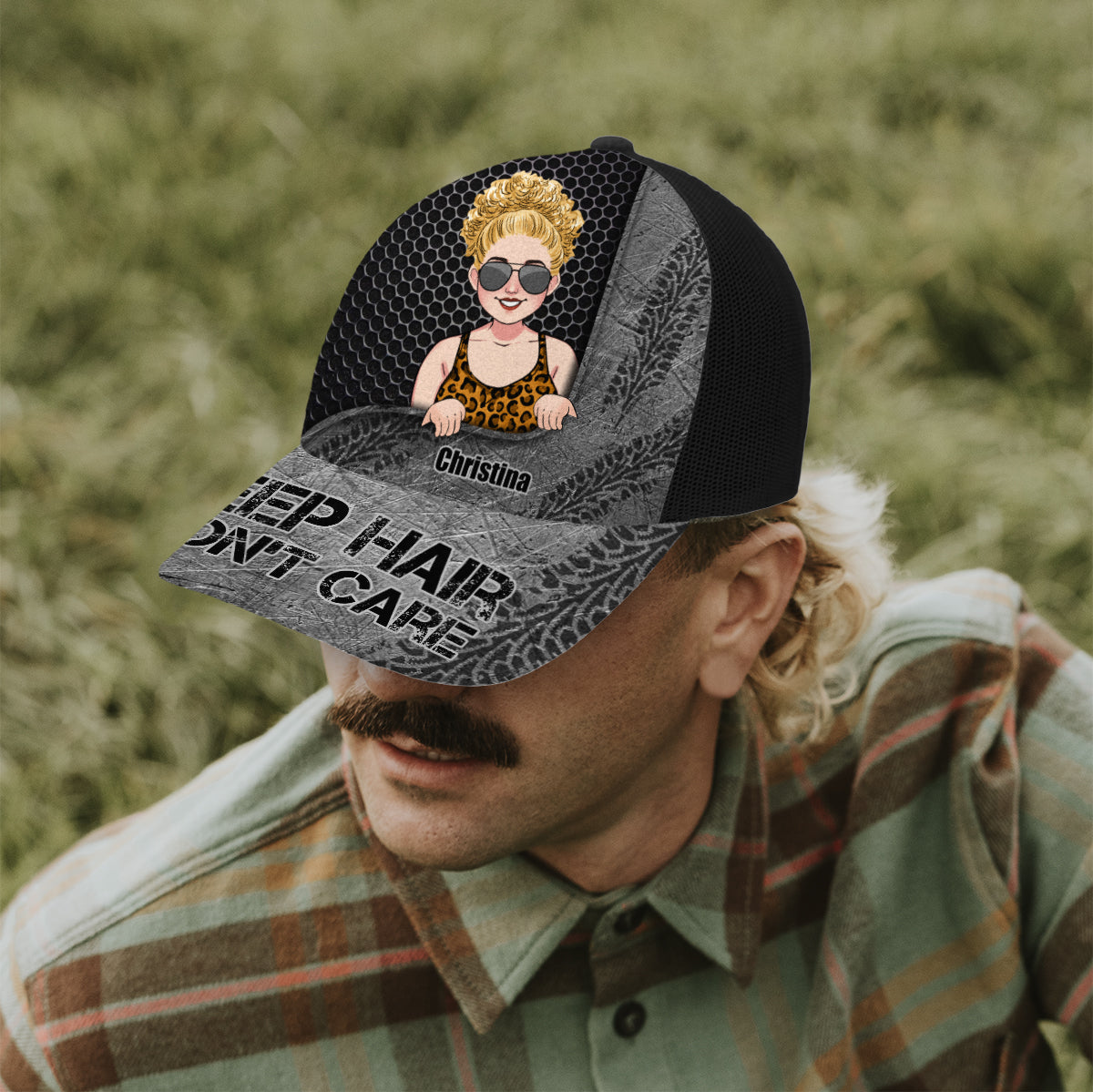 Jeep Hair Don't Care - Personalized Car Trucker Hat