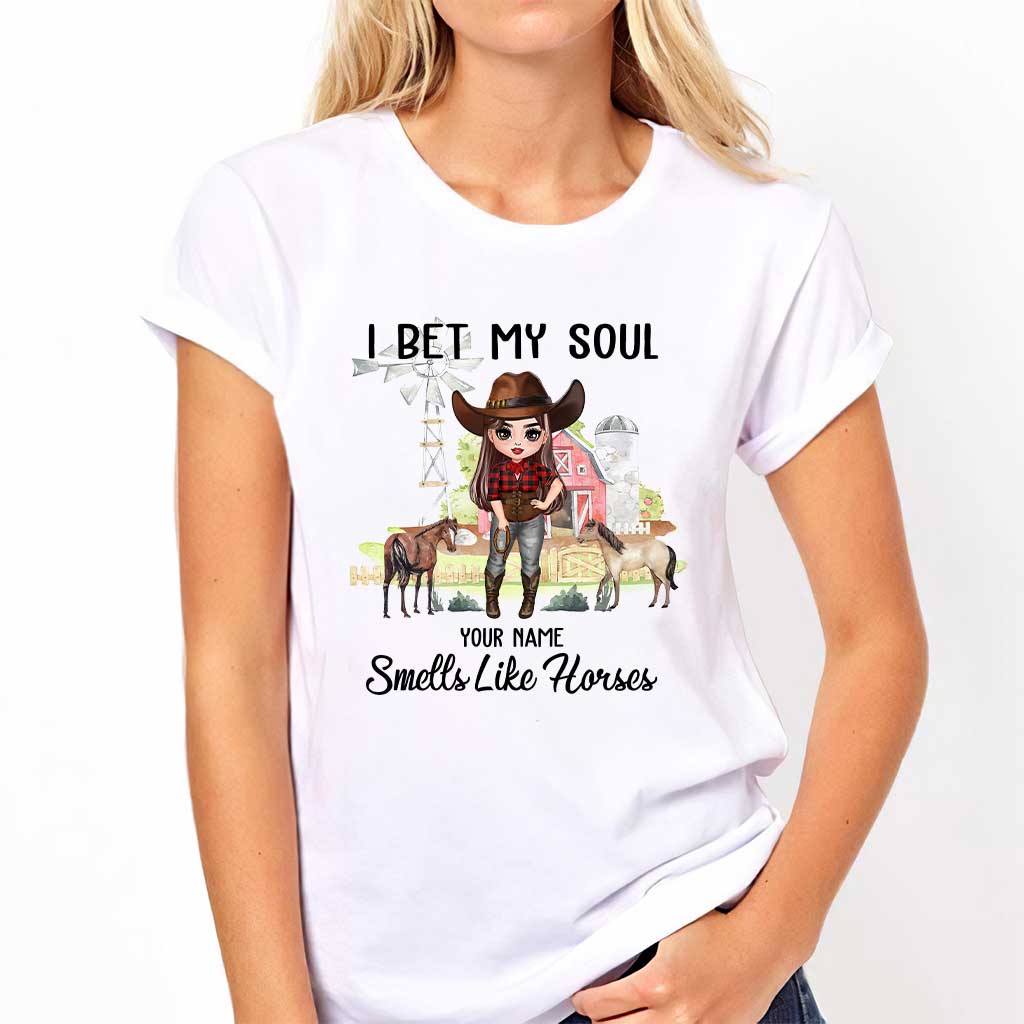 I Bet My Soul Smells Like Horses - Personalized Horse T-shirt and Hoodie