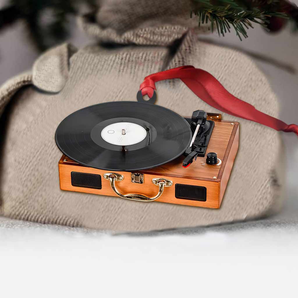 Love Vinyl Records - Christmas Ornament (Printed On Both Sides)