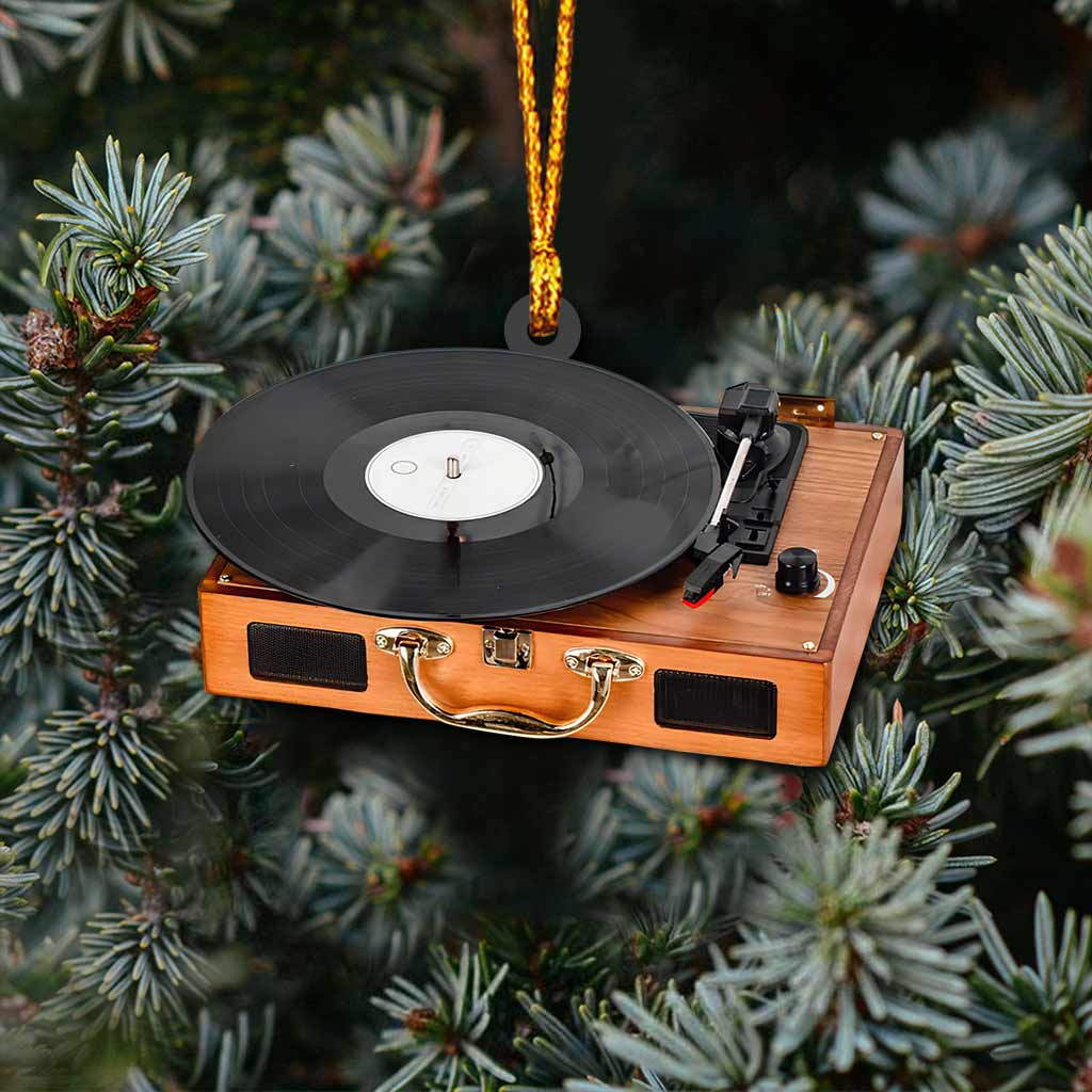 Love Vinyl Records - Christmas Ornament (Printed On Both Sides)