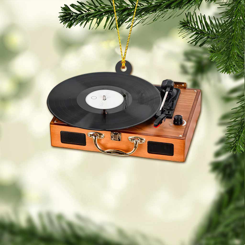 Love Vinyl Records - Christmas Ornament (Printed On Both Sides)