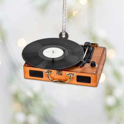 Love Vinyl Records - Christmas Ornament (Printed On Both Sides)