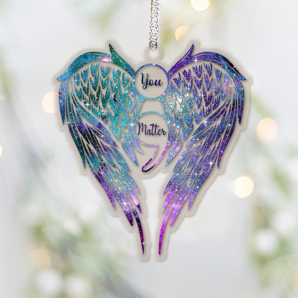 You Matter - Christmas Suicide Prevention Transparent Ornament