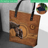 You&#39;re My Happy Place - Personalized Horse Tote Bag