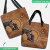 You&#39;re My Happy Place - Personalized Horse Tote Bag