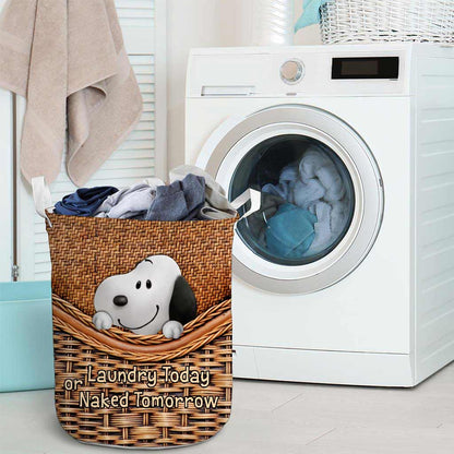 Laundry Today - Laundry Basket With 3D Pattern Print