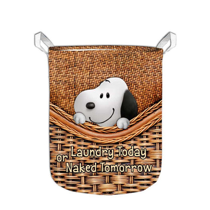 Laundry Today - Laundry Basket With 3D Pattern Print