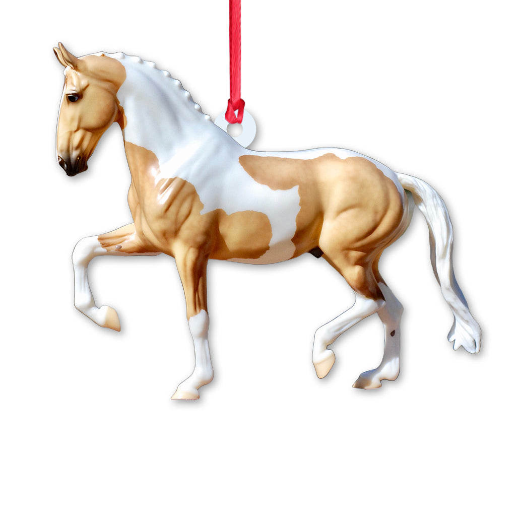 Love Horses - Christmas Horse Ornament (Printed On Both Sides)