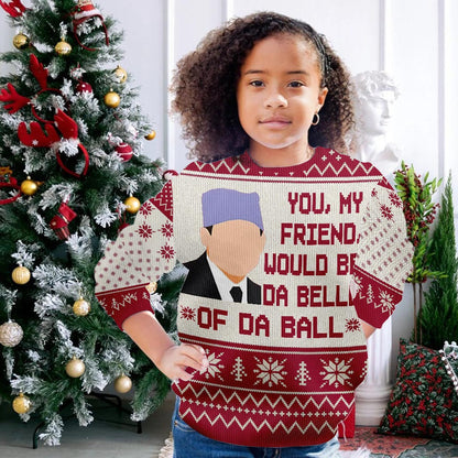 Da Belle Of Da Ball - Personalized Christmas Sweater