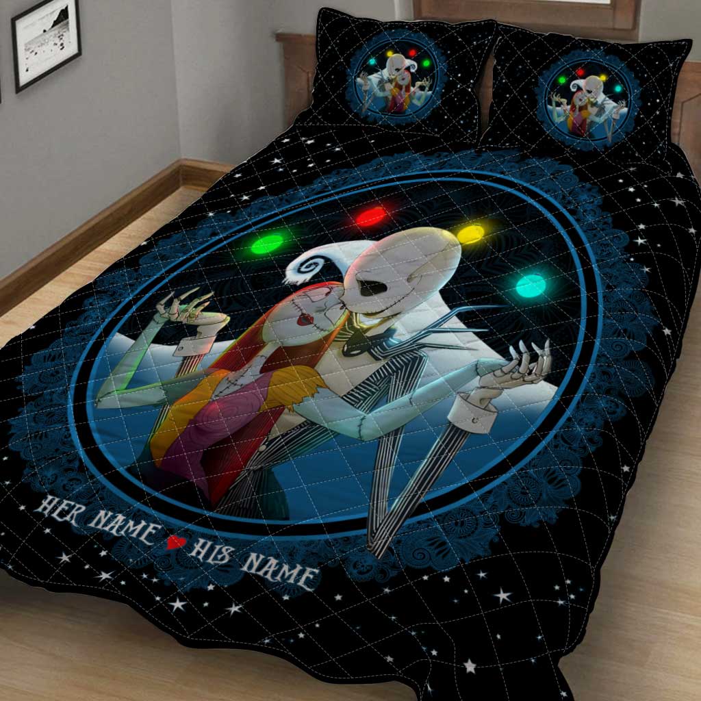 I'm Yours - Personalized Christmas Nightmare Quilt Set