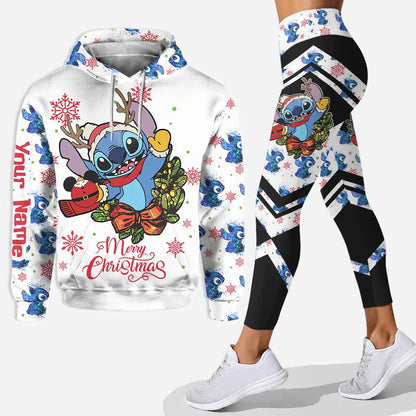 Merry Christmas - Personalized Christmas Ohana Hoodie and Leggings