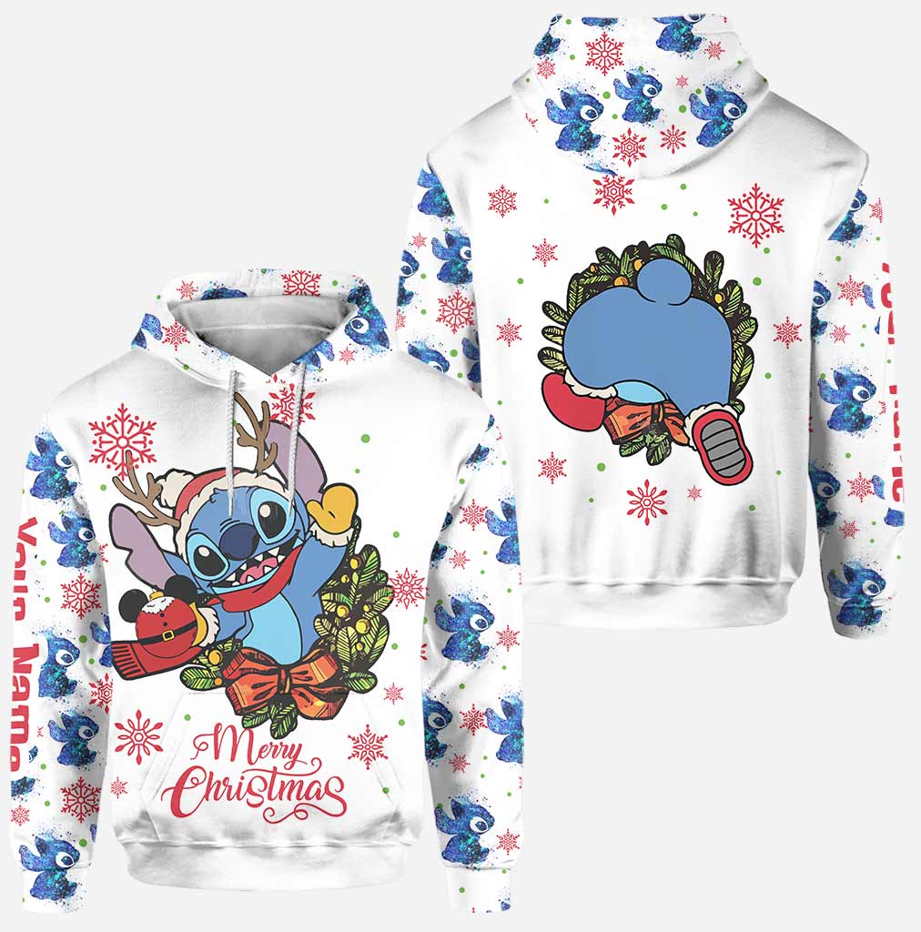 Merry Christmas - Personalized Christmas Ohana Hoodie and Leggings