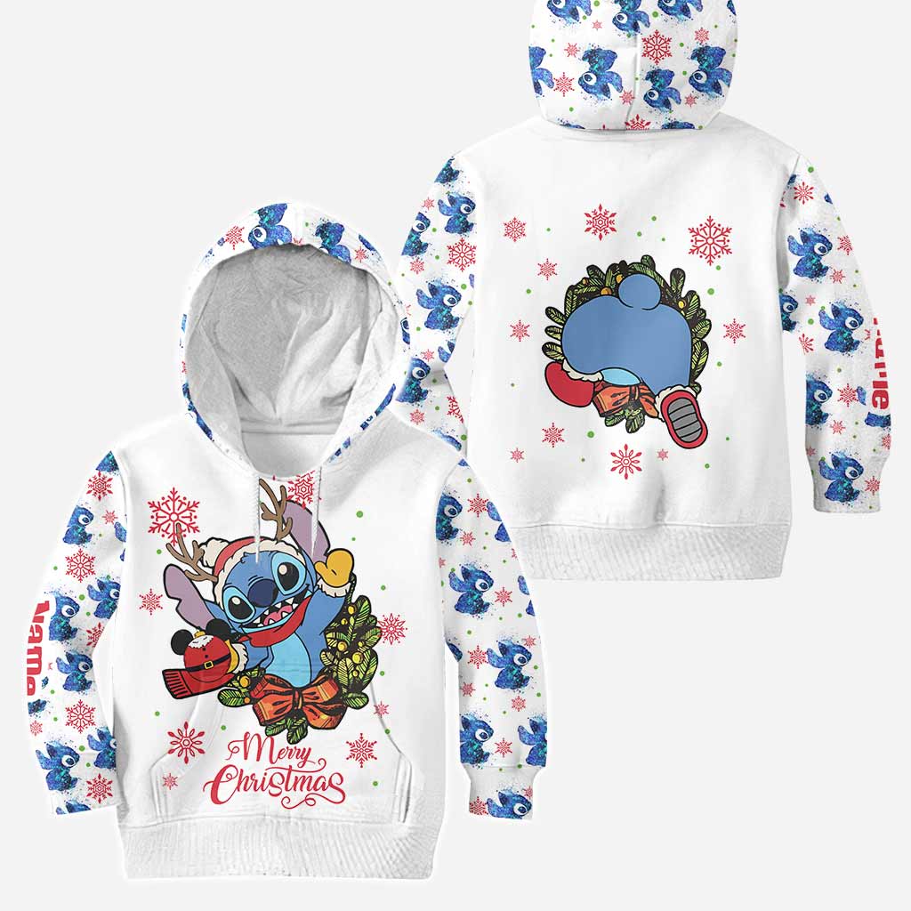 Merry Christmas - Personalized Christmas Ohana Hoodie and Leggings