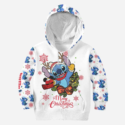 Merry Christmas - Personalized Christmas Ohana Hoodie and Leggings