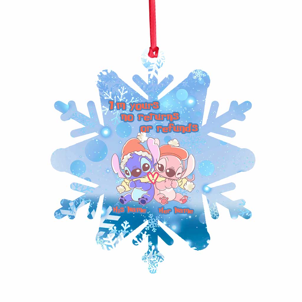 I’m Yours - Personalized Ohana Transparent Ornament