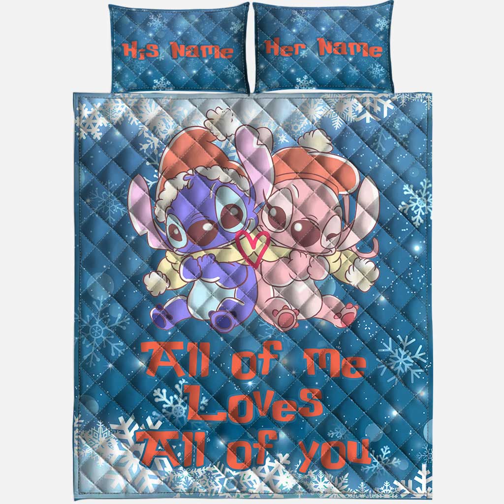 All Of Me - Personalized Ohana Quilt Set