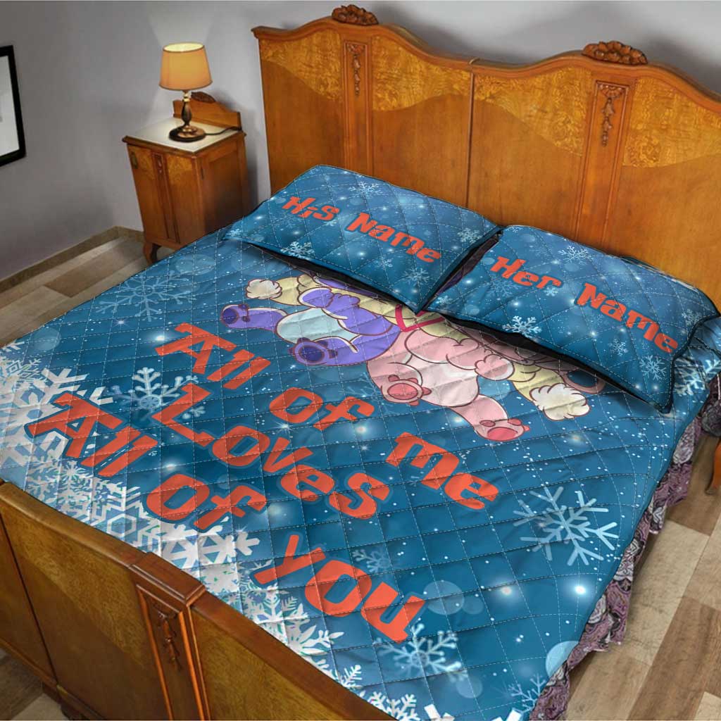 All Of Me - Personalized Ohana Quilt Set