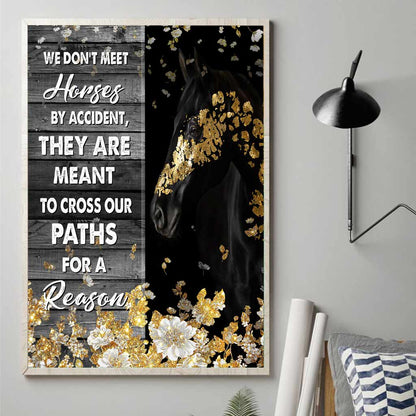 We Don't Meet Horses By Accident - Poster