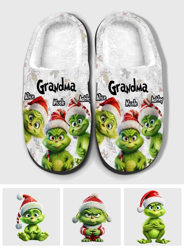 Grandma/Nana/ Gigi - Personalized Grandma Slippers