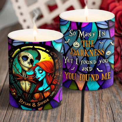 I'm Yours My Dearest - Personalized Nightmare Candle With Wooden Lid