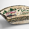 You And Me And The Dogs And The Campfire - Personalized Camping Throw Pillow
