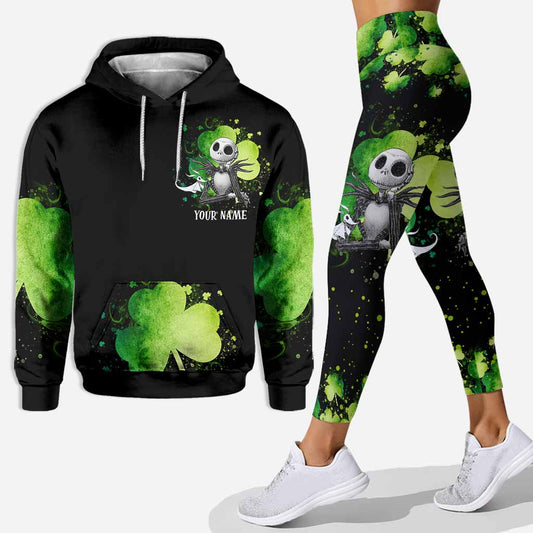 Zero Lucks Given - Personalized Patrick's Day Nightmare Hoodie and Leggings