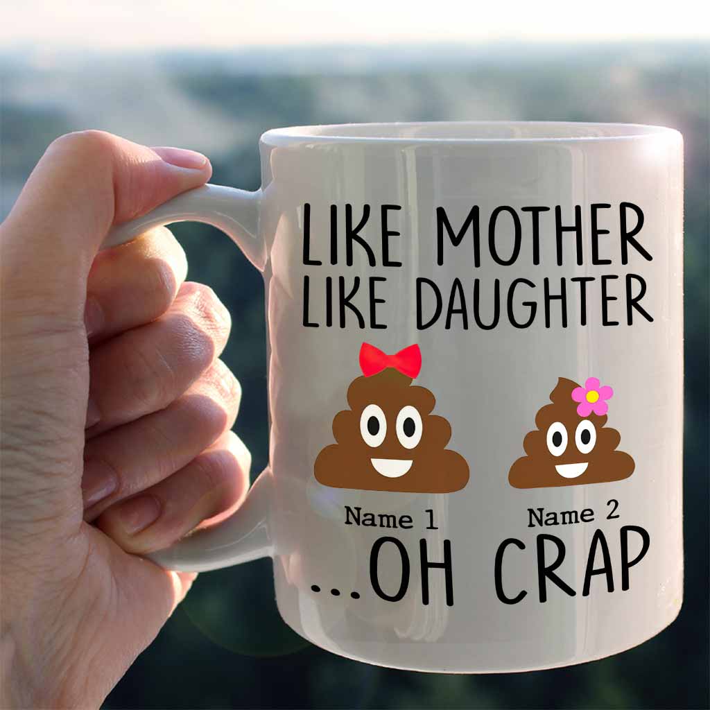 Like Mother Like Daughter - Personalized Mother's Day Father's Day Mug