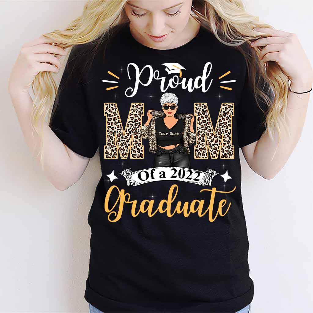 Senior & Proud Mom - Personalized Graduation T-shirt and Hoodie