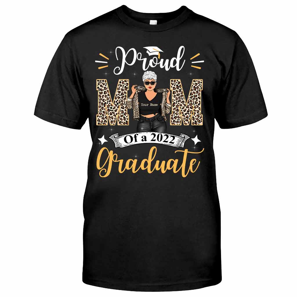 Senior & Proud Mom - Personalized Graduation T-shirt and Hoodie