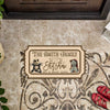 Welcome To The Show - Personalized Nightmare Shaped Doormat
