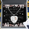 I&#39;ve Only Been With Dad - Personalized Mother&#39;s Day Heart Pendant Necklace