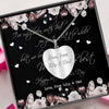 I&#39;ve Only Been With Dad - Personalized Mother&#39;s Day Heart Pendant Necklace
