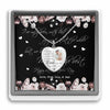 I&#39;ve Only Been With Dad - Personalized Mother&#39;s Day Heart Pendant Necklace