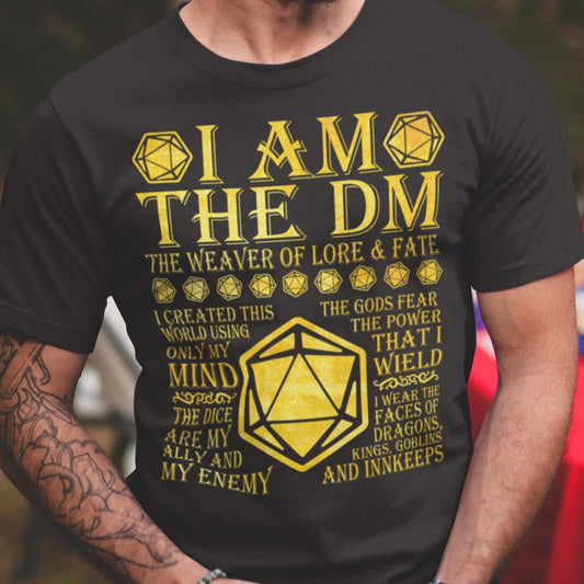 I Am The DM RPG T-shirt and Hoodie 0523