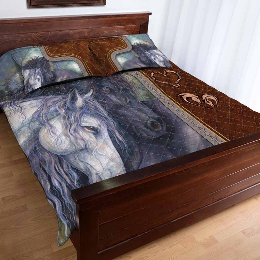 We Got This - Personalized Horse Quilt Set