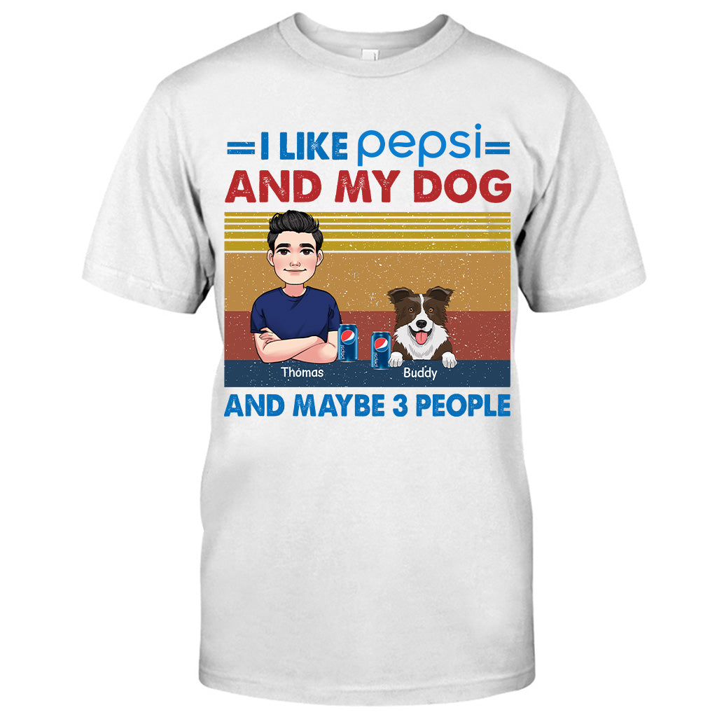 I Like My Drink - Personalized Blue Soft Drink T-shirt and Hoodie