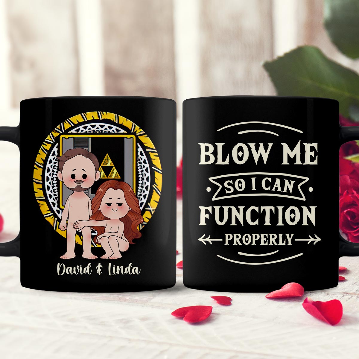 Blow Me So I Can - Personalized The Hero's Legend Mug