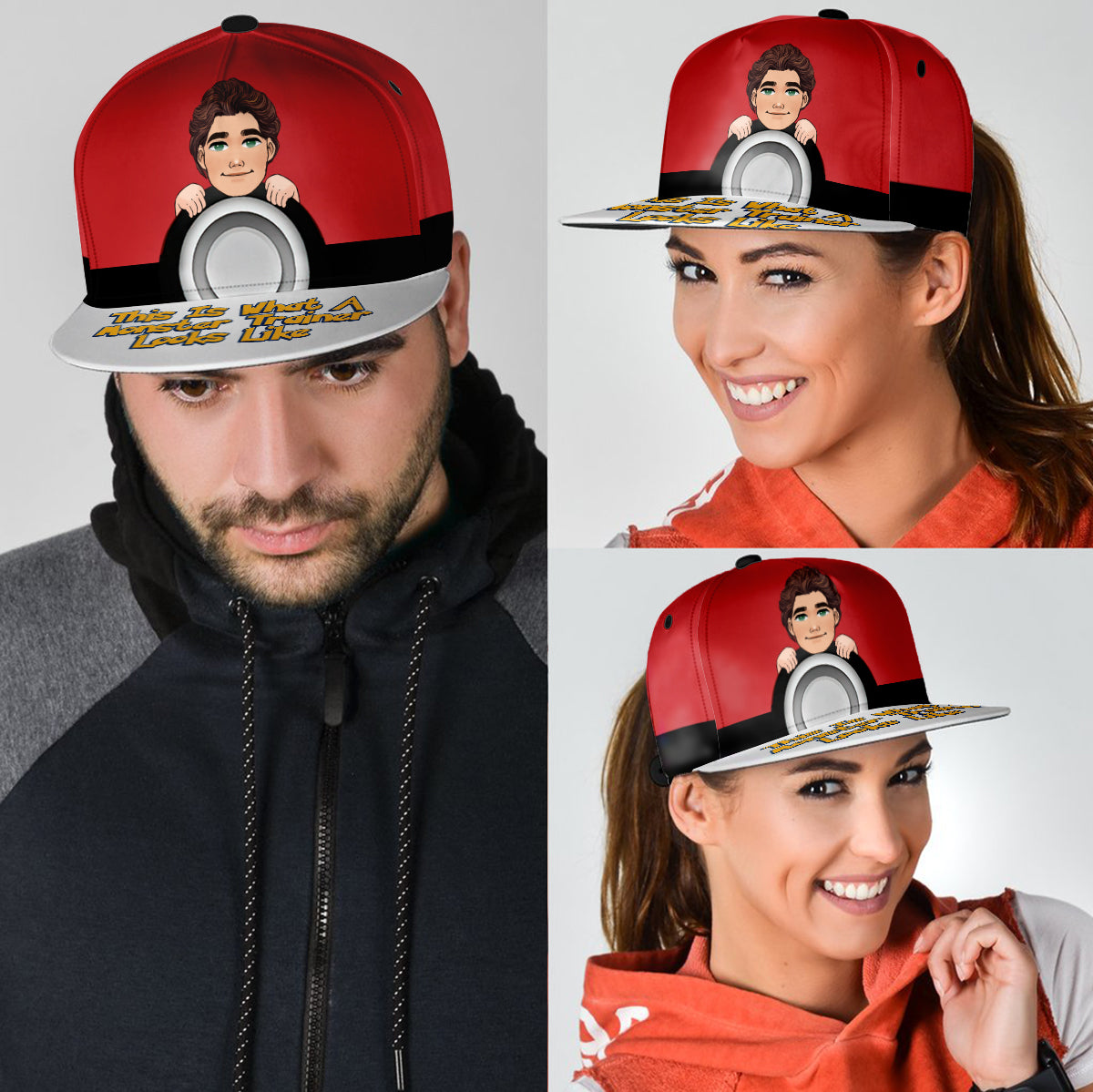 This Is What A Monster Trainer Looks Like - Personalized Monster Trainer Snapback