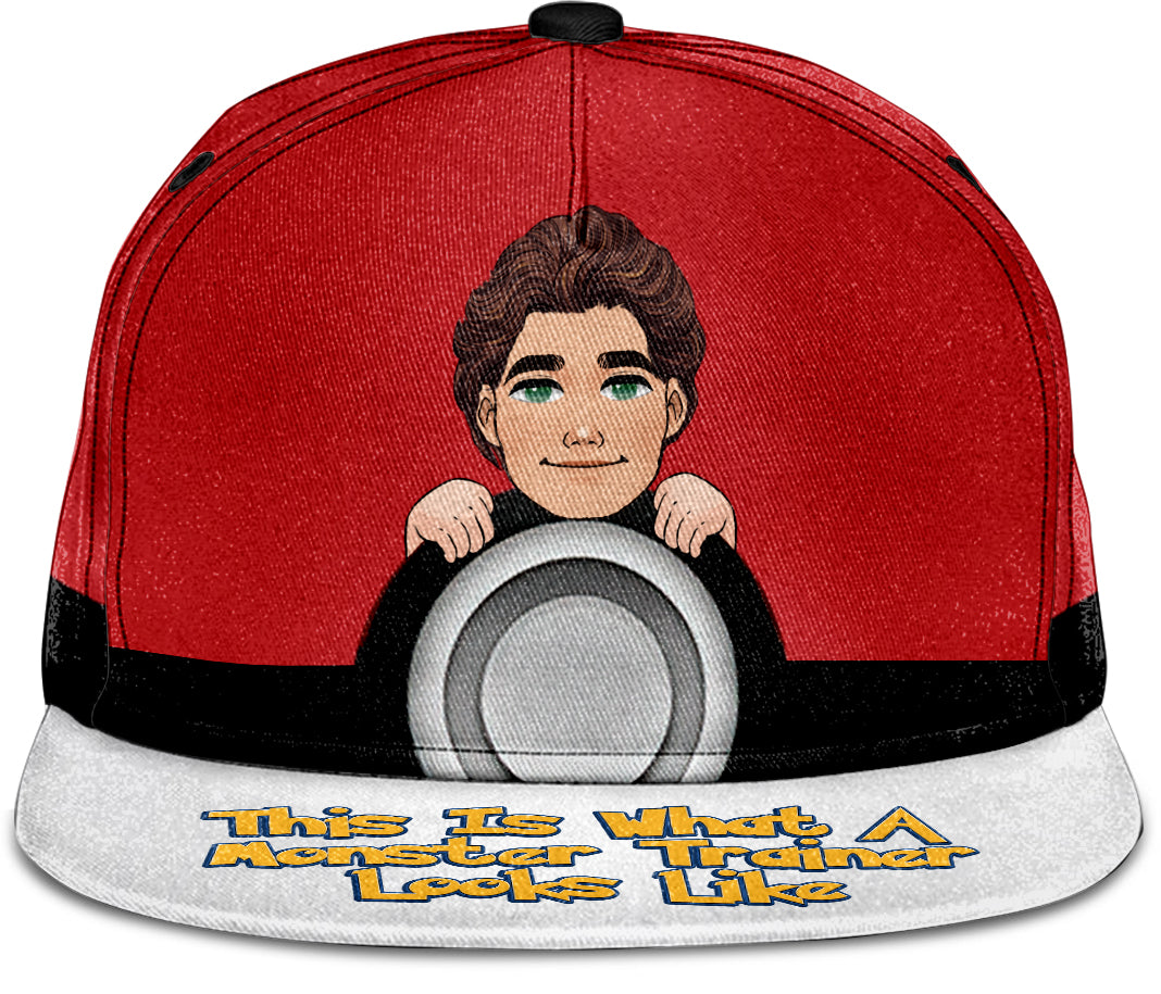 This Is What A Monster Trainer Looks Like - Personalized Monster Trainer Snapback