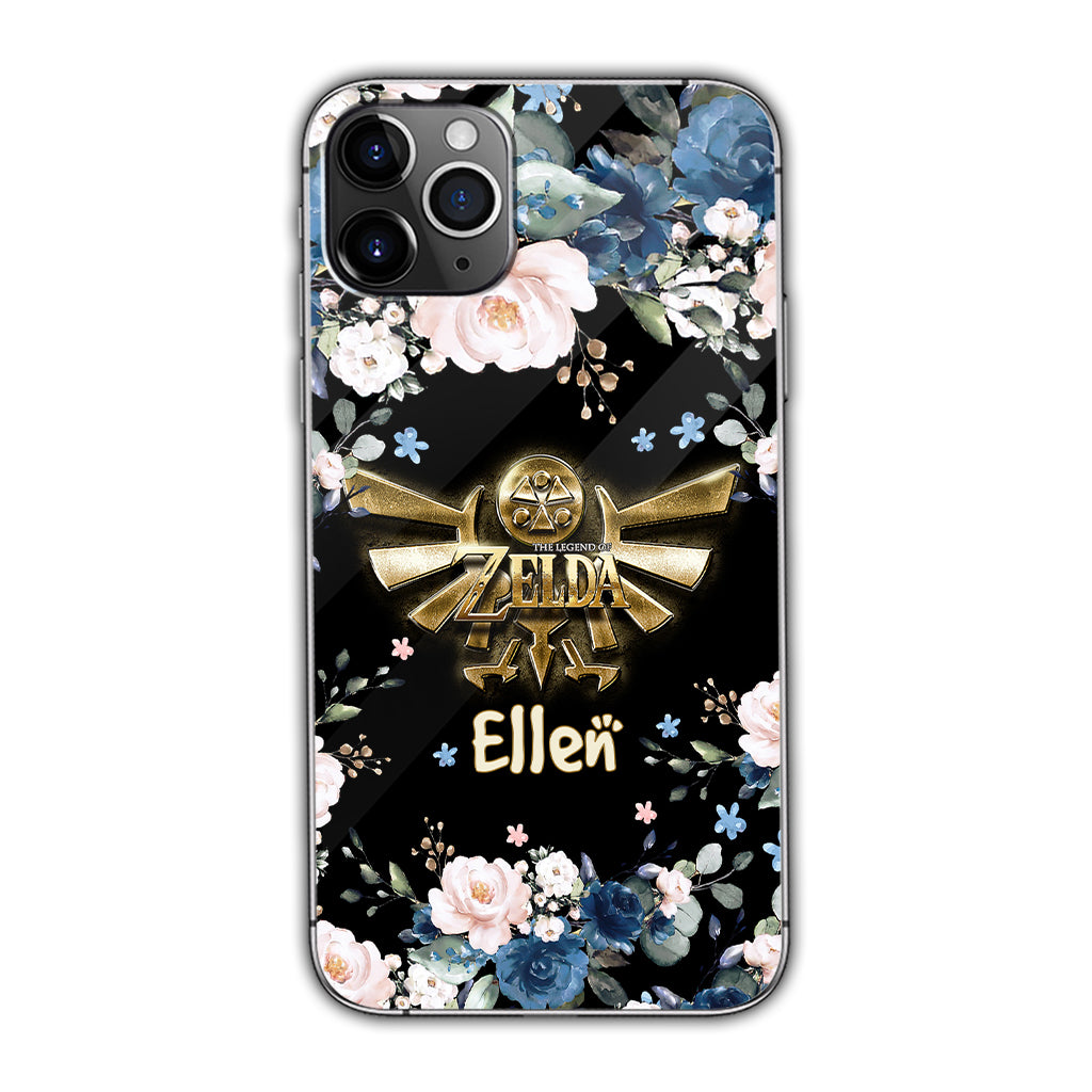 Blue Roses Legend Wings - Personalized The Hero's Legend Phone Case