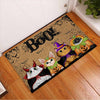 Boo Halloween - Cat Personalized Doormat