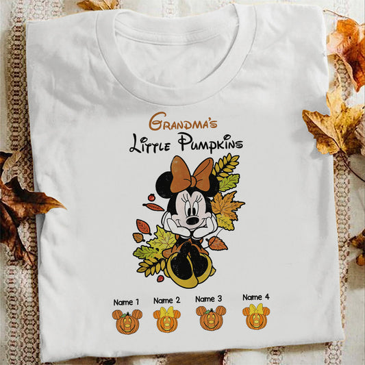 Grandma's Little Pumpkins - Personalized Grandma T-shirt and Hoodie