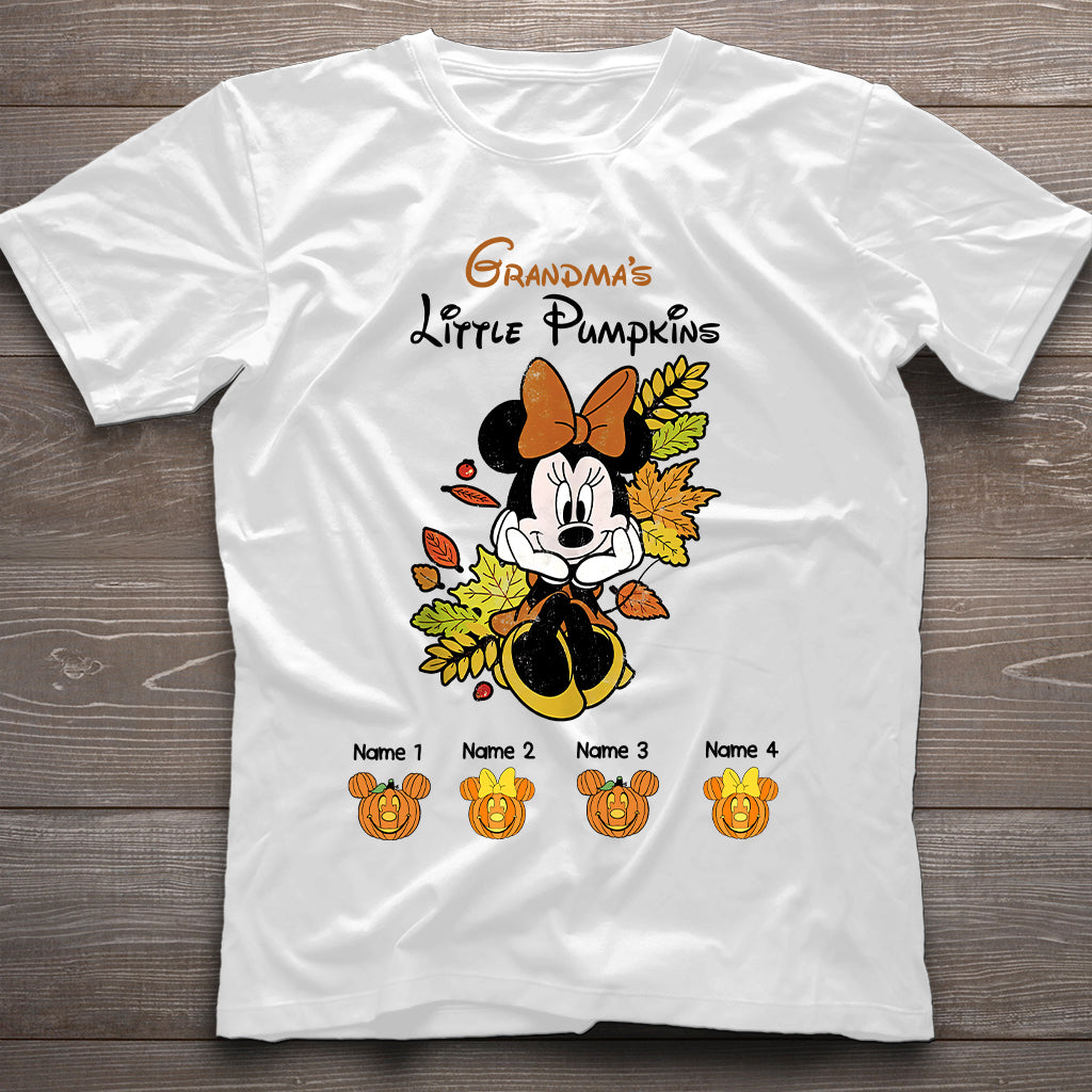 Grandma's Little Pumpkins - Personalized Grandma T-shirt and Hoodie