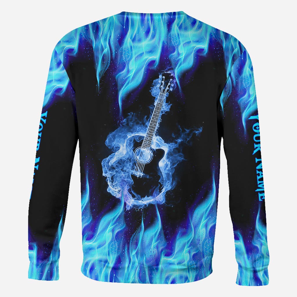 Love Music - Personalized Guitar All Over T-shirt and Hoodie